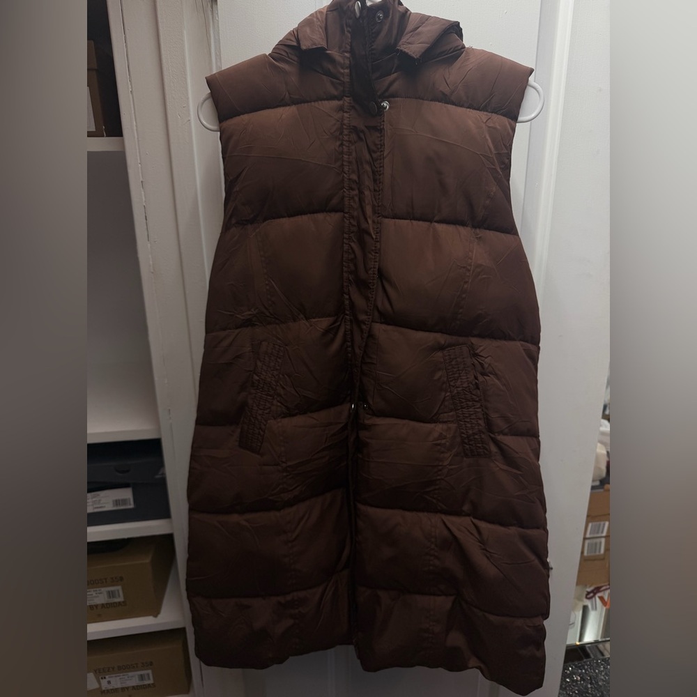 Brown Puffer Vest
